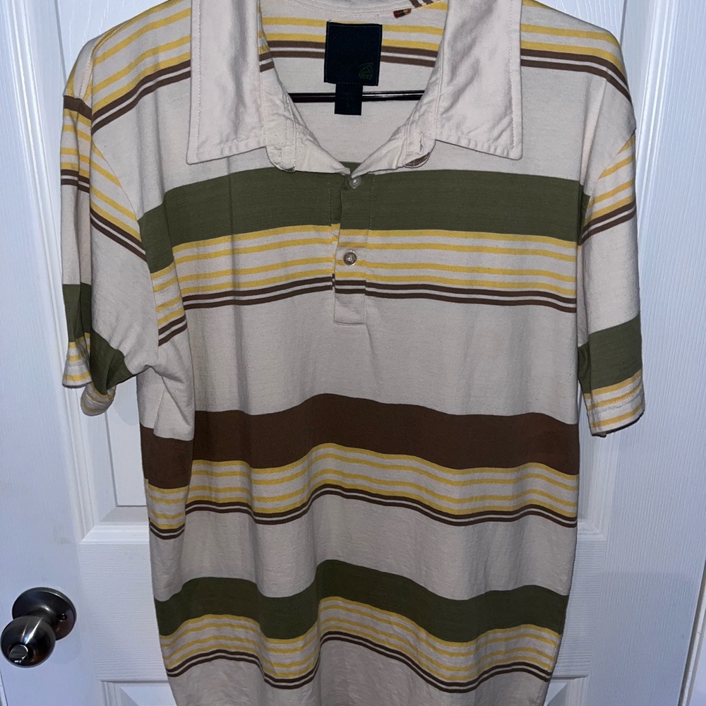 Reef Multicolor Striped Polo Shirt